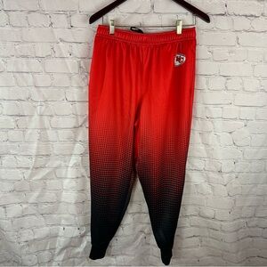 NFL Team Apparel Kansas city chiefs mens joggers sz M gradient design football